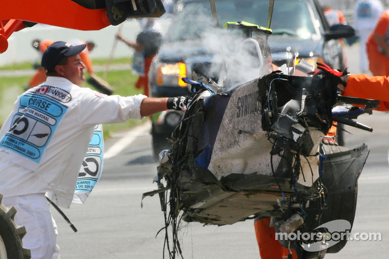 Nach dem Unfall