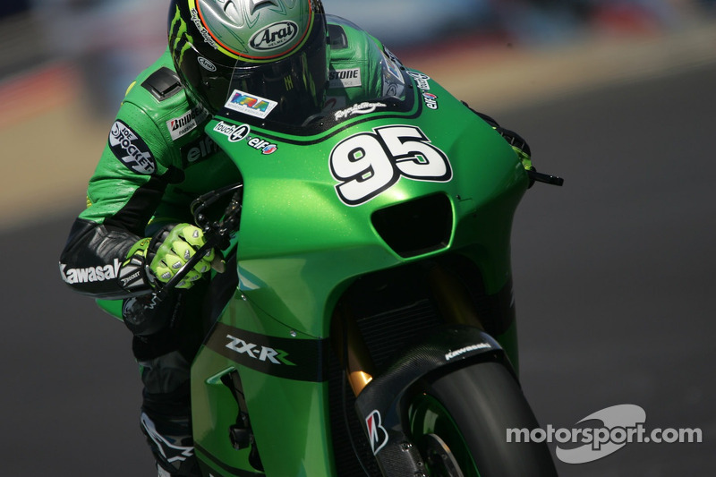 Roger Lee Hayden en la Kawasaki