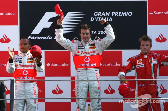 48- Fernando Alonso, 1º en el GP de Italia 2007 con McLaren