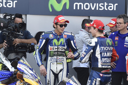 Победитель - Хорхе Лоренсо и третье место - Валентино Росси, Yamaha Factory Racing