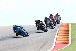 Aleix Espargaro, Team Suzuki MotoGP, Bradley Smith, Tech 3 Yamaha et Cal Crutchlow, Team LCR Honda