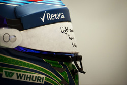 El casco de Felipe Massa, Williams