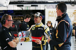 Mark Slade, Lotus F1 Team Ingeniero de carrrera con Pastor Maldonado, Lotus F1 Team y Federico Gasta