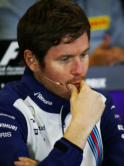 Rob Smedley, Williams Head of Vehicle Performance in the FIA Press Conference