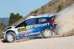 Ott Tanak et Molder Raigo, M-Sport Ford Fiesta WRC