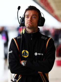 Jolyon Palmer, pilote d'essais et de réserve Lotus F1 Team