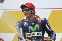 Podium: third place Valentino Rossi, Yamaha Factory Racing