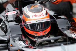 Nico Hulkenberg, Sahara Force India F1 VJM08 on the grid