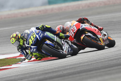 Valentino Rossi, Yamaha Factory Racing en Marc Marquez, Repsol Honda Team