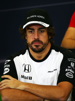 Фернандо Алонсо, McLaren на пресс-конференции FIA