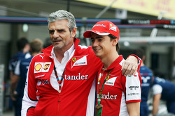Maurizio Arrivabene et Esteban Gutiérrez, Ferrari