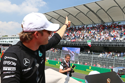 Nico Rosberg, Mercedes AMG F1 lors de la parade des pilotes