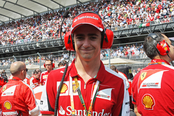 Esteban Gutierrez, Ferrari Test and Reserve Driver on the grid.