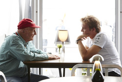 Nico Rosberg, Mercedes AMG F1 met Niki Lauda