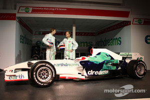 Jenson Button, Honda Racing F1 Team, Rubens Barrichello, Honda Racing F1 Team