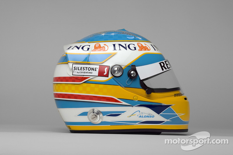 Casco de Fernando Alonso, Renault F1 Team