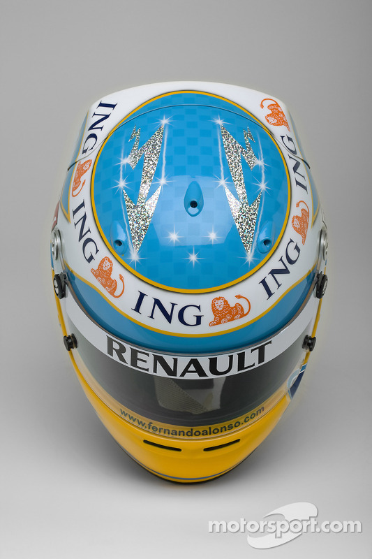 Casco de Fernando Alonso, Renault F1 Team