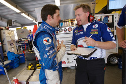 Patrick Carpentier with crew chief Mike Shiplett