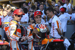 Tweede Marc Marquez en derde plaats Dani Pedrosa, Repsol Honda Team