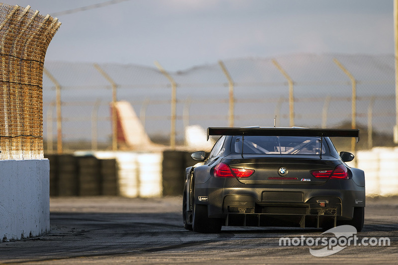 La BMW M6 GTLM durante i test