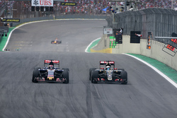 Ромен Грожан, Lotus F1 Team и Макс Ферстаппен, Scuderia Toro Rosso