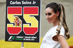 La Grid Girl de Carlos Sainz Jr., Scuderia Toro Rosso