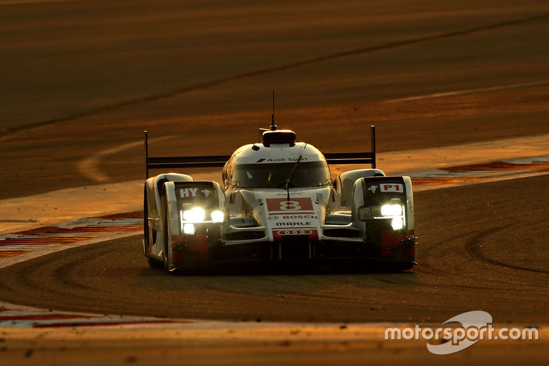 #8 Audi Sport Team Joest, Audi R18 e-tron quattro: Lucas di Grassi, Loic Duval, Oliver Jarvis