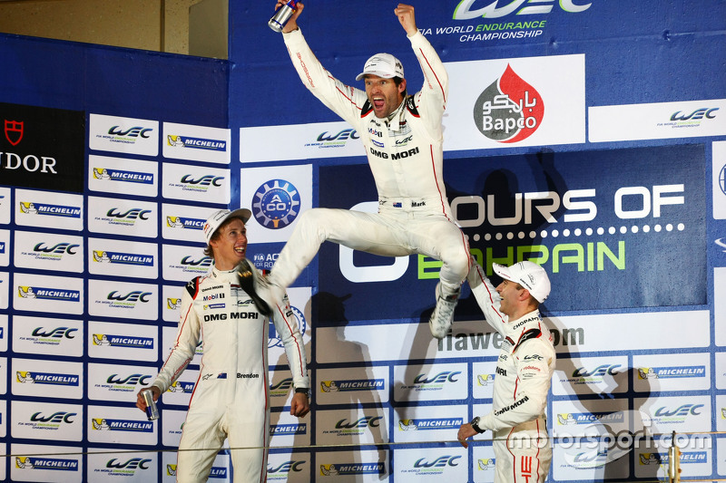 2015 campeonato Mark Webber, Brendon Hartley, Timo Bernhard, Porsche Team