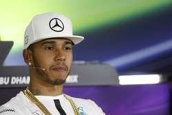 Lewis Hamilton, Mercedes AMG F1 in the FIA Press Conference