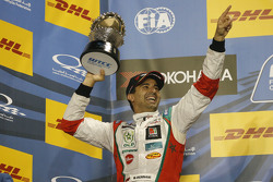 Podio: il secondo classificato Mehdi Bennani, Citroën C-Elysée WTCC, Sébastien Loeb Racing