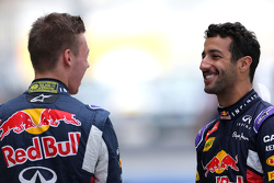Daniel Ricciardo, Red Bull Racing en Daniil Kvyat, Red Bull Racing
