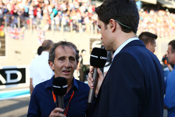 Alain Prost, op de grid