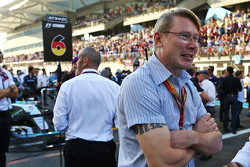 Mika Hakkinen, op de grid