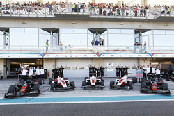 ART Grand Prix fête les titres GP2 et GP3