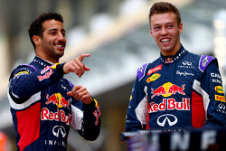 Daniel Ricciardo and Daniil Kyvat, Red Bull Racing