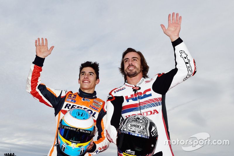 Marc Márquez y Fernando Alonso