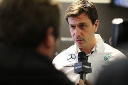 Toto Wolff, Mercedes AMG F1 met de media