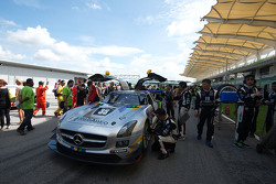 #35 Team AAI Mercedes SLS AMG GT3: Han-Chen Chen, Nobuteru Taniguchi, Hiroki Yoshimoto, Tatsuya Tanigawa