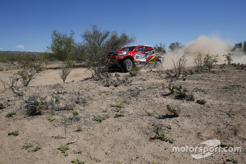 #301 Toyota: Giniel de Villiers, Dirk Von Zitzewitz