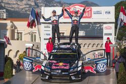 Podium: winners Sébastien Ogier, Julien Ingrassia, Volkswagen Motorsport