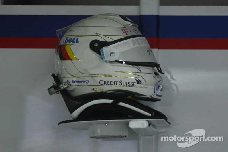 Spare, kask, Nick Heidfeld, BMW Sauber F1 Team