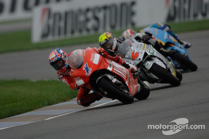 Casey Stoner, Andrea Dovizioso y Ben Spies