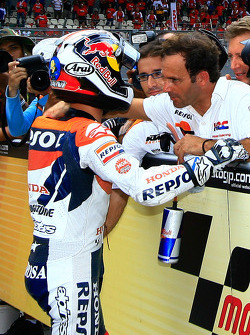 Dani Pedrosa with Alberto Puig