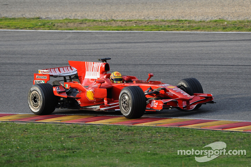 Valentino Rossi im Ferrari F2008