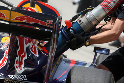 Mark Webber, Red Bull Racing, essai de ravitaillement