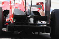 Le diffuseur arrière de Kimi Raikkonen, Scuderia Ferrari
