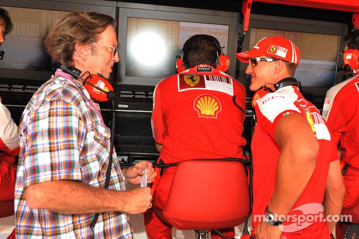 Eric Clapton e Michael Schumacher