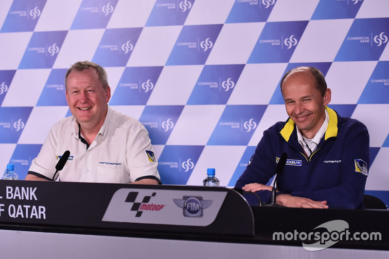 Pascal Couasnon, Directeur de Michelin Motorsport; Nicolas Goubert, Directeur Technique Michelin Motorsport