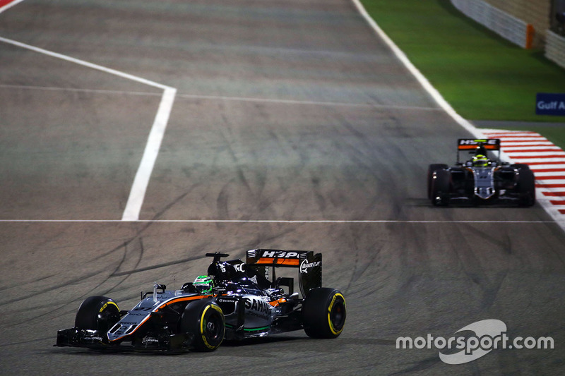 Nico Hulkenberg, Sahara Force India F1 VJM09 ySergio Pérez, Sahara Force India F1 VJM09
