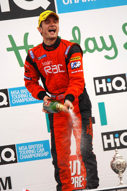 Colin Turkington on the day he celebrated his 2009 BTCC championship